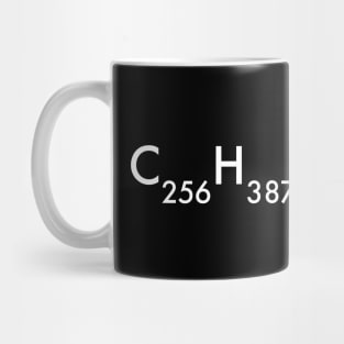 Insulin Molecular Formula White Mug